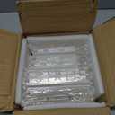 Dynta 24 Pack Acrylic Sign Holder 4x6 Picture Frame Double Sided T Shape Vertical Flyer Menu Holder Clear Table Stands for Display Restaurant Office Home Wedding