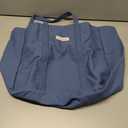 HOMESPON Large Canvas Tote Bag for Women Everything Bag with Pockets and Laptop Sleeve (Blue) 21.6” x 13.4” x 6.3”