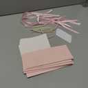 BENECREAT 12 Sets Wedding Favors Box DIY Set, Pink Kraft Paper Box with Pearl Handle, Ribbons, Stickers, Gift Boxes for Birthday, Party Favor, Boutique, Wedding and Anniversary