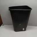 Rubbermaid Commercial Wastebasket Trash Container, 41QT/10.25 GAL, Plastic, Black, Stackable Trash Can for Bedroom/Bathroom/Office, Fits Under Desk/Sink/Cabinet