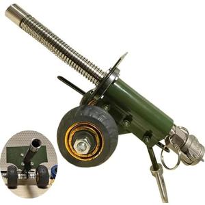Firecracker Artillery Cannon, 304 Stainless Steel Mini Cannon Model Firecracker Launcher Artillery Collection Gifts Desktop Ornaments for Military Fans