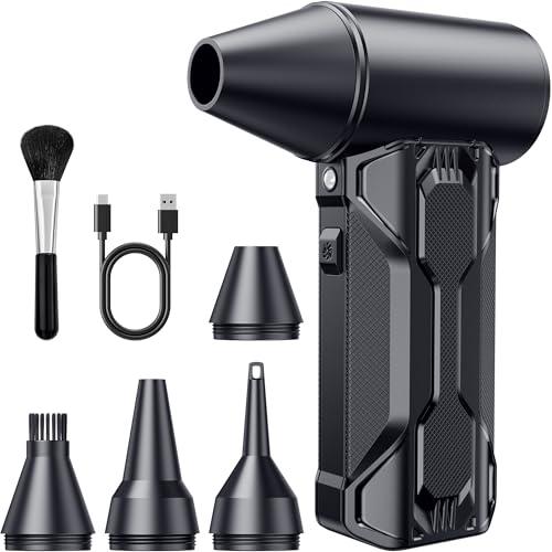 Honornic Compressed Air Duster, 110000 RPM High-Speed Electric Air Duster with Brushless Motor, 3-Speed Settings