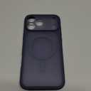 TOCOL for Phone 17 Max Pro Case, Full Camera Protection, Built-in Magnetic Ring, Compatible with Magsafe Charger, Translucent Matte Phone Case for Phone 17 ProMax 6.9 inch (Dark Blue)