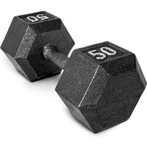CAP Barbell Cast Iron Hex Dumbbell | 50lb 
