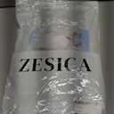 ZESICA Women's Casual Turtleneck Long Lantern Sleeve Fall 2026 Oversized Ribbed Knit Pullover Sweater Jumper Top (M)