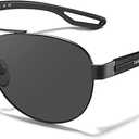 CARFIA Polarized Sunglasses for Women UV Protection Ultra-Lightweight Comfort Metal Frame Driving Glasses CA3210