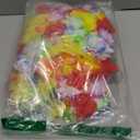 Maysing 35.43ft Light up Hawaiian Flower Lei Garland Tropical Hawaiian Garland LED Lighted Luau Party Flower Banner for Luau Summer Beach Party Decorations