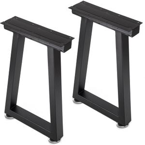 Taelakeni 22 Inch Metal Coffee Table Legs Bench Legs, Trapezoid