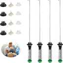 W11396716 W11171694 MVW6230HW0 WTW6120HW0 WTW5105HW0 PS12731176 Washer Suspension Rod Kit fit for whirlpool kenmore maytag 24.4in 4Pcs, Figure 2 Shows More Compatible Models