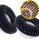 Steel Brush Heads (2 Units) for Electric Spin Scrubber | Designed for Heavy-Duty Cleaning Tasks