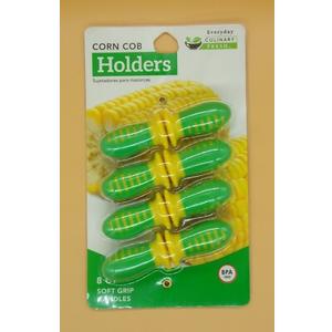 Culinary Elements Stainless Steel Corn Holders for Optimum Comfort and Easy Dining, Set of 8, Pack of 2