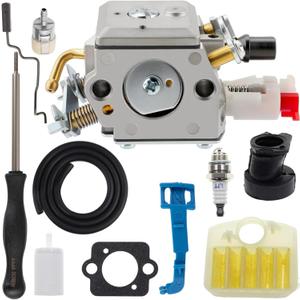 C3-EL18B Carburetor Tune Up Kits Compatible with Husqvarna 340 345 350 351 353 346XP 340E Chainsaw Parts Carb Replace 503283208 503283210