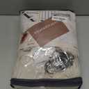 Large Window Natural Linen Curtains 108 Inches Long for Living Room Light Filtering Drapes 9ft for Patio Sliding Doors, Extra Long Semi Sheer High Ceiling Pinch Pleated Panels W40 x L108 x 2 Panels