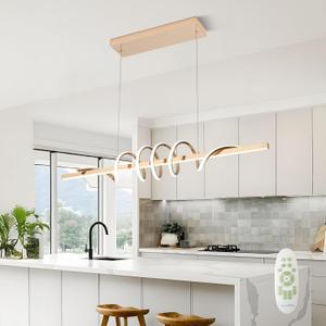 Dining Room Light Fixture 47″ 51W LED Dimming Linear Kitchen Light