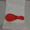 GDCZ Porcelain Spoon Rest - Large Spoon Holder Utensil Rest for Kitchen Counter Stove Top, Dishwasher Safe (Red)