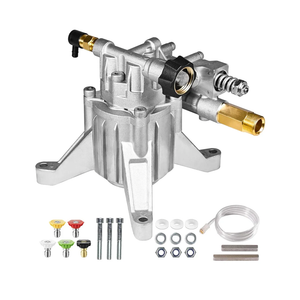 YAMATIC 7/8" Shaft Vertical Pressure Washer Pump 3000 PSI @ 2.5 GPM Replacement Pump for Power Washer, Compatible with GCV160, GCV190, Homelite, Troybilt, Ryobi, Rear Facing Inlet/Outlet
