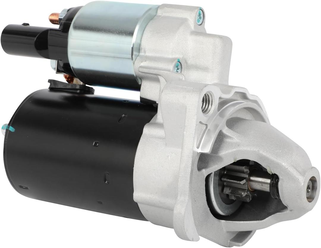 SCITOO Starter Motor 17975 for Audi for A4 1.8L 2005-2006 for A4 2.0L 2005-2009 for A4 Quattro 1.8L 2005 for A4 Quattro 2.0L 2005-2009 for Volkswagen for Passat 1.8L 2005 1.4kW 12 Volt CW 10 Teeth