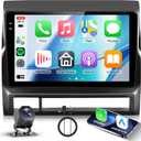 [4G+64G] Stereo for Toyota Tacoma 2005-2015 Android Car Radio with Wireless Carplay Android Auto, Hodozzy 9 inch Touch Screen with GPS, Mirror Link, Bluetooth, WiFi, 32EQ, FM/RDS Radio