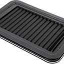 Lippert Components 806621 Thin Shade Complete Window Kit for RV Entry Doors, Black