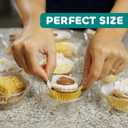 JoyServe Clear Mini Plastic Bowls - (Bulk 100 Pack) 6 Oz Disposable Premium Hard Plastic Dessert Bowls for Serving, Weddings, Catering, Parties, Salsa, Home or Event Party Supplies