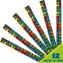 Eureka Crayola Inspirational Words Decorative Classroom and Bulletin Board Trim for Teachers, 2.25" Wide, 12 Strips for 37 Total Feet, OSFA