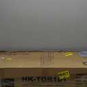 2-Tier Storage Bench, 39.4" Wide Shoe Bench with Padded Seat Cushion, Entryway Bench with 2 Barn Doors and Adjustable Shelf, Blue