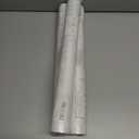 3 x Ismoon Vintage Peel and Stick Wallpaper Floral Removable Wallpaper Boho Grey Contact Paper Sage Green Leaf Self Adhesive Decorative Wall Paper for Bathroom Cabinets Decor Vinyl 16.1inx78.7in (White)