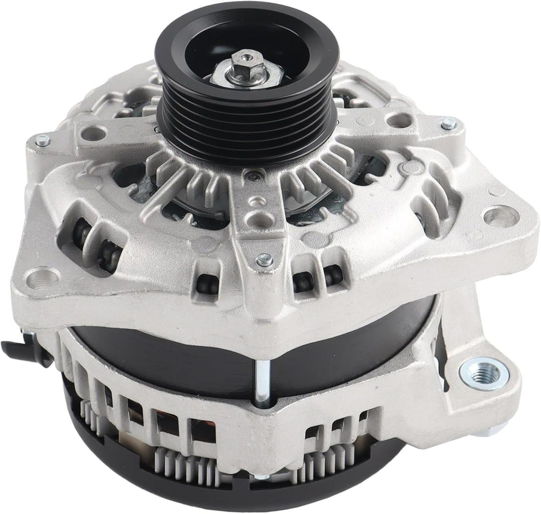 Alternator 225A 12V 6-Groove Pulley Compatible with Ford F-150,Explorer,Edge,Police Interceptor Sedan/Utility,Special Service Police Sedan & Lincoln MKZ,MKX,MKT,Continental,Replace 11629N