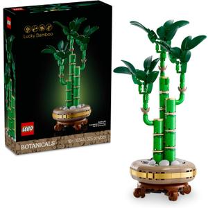 LEGO Botanicals Lucky Bamboo Building Set - Artificial Plant for Indoor Home Dcor, Adults Ages 18+ - Fake Plant Decoration for Table, Desk, Office - Gift for Birthdays - 10344