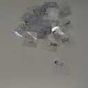 Jwxstore 24 Pack Heavy Duty Self Adhesive Hooks - 33lb Max, Transparent, Waterproof, Sticky Wall Hooks for Keys, Bathroom, Shower, Outdoor, Kitchen, Door, Home Improvement, Utility