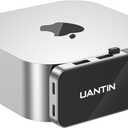 Uantin 6-Port Dock for Mac mini M4/ M4 Pro | 10Gbps High-Speed Mac mini Hub Adapter with 2*USB-A/ 2*USB-C/SD TF 3.0 Card Reader | Compact One-Piece Design | Plug & Play