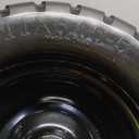 11x6.00-5 Lawn Mower Tires Flat Free, Zero Turn Mower Front Tires, 11x6-5 Solid Mower Wheel for Residential and Commercial, 3/4" and 5/8" Bearing, 6"- 8" Center Hub, Load 400lbs, 2Pk Black