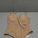 Women Shapewear One-piece Bodysuit Tummy Control Underwears Adjustable Seamless Invisible Bra Body Shaper, L