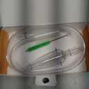 Airmed's Vac Nasal Aspirator Baby CLINICALLY Tested, Safe and Gentle. Baby Nose Sucker with 2 Suction Heads and Cleaning Brush. Safe and Gentle Baby Nasal Aspirator with the Strength of a Vacuum Cleaner