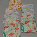 5 Pack Long Sleeve Bib,Baby Toddler Waterproof Sleeved Bib for 6-30 Months Reusable with Catch-all Pocket (Unicorn/Flamingo/Fox/Owl/Bird)