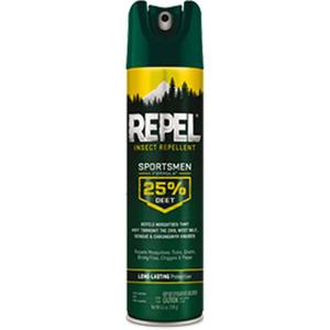 REPEL SPORTSMEN FAMILY AEROSOL 25% DEET 6.5OZ HG-94137