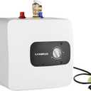 CAMPLUX Hot Water Heater 4 Gallon, On-demand Water Heater Electric Water Heaters with Cord Plug 1.44kW at 120 Volts