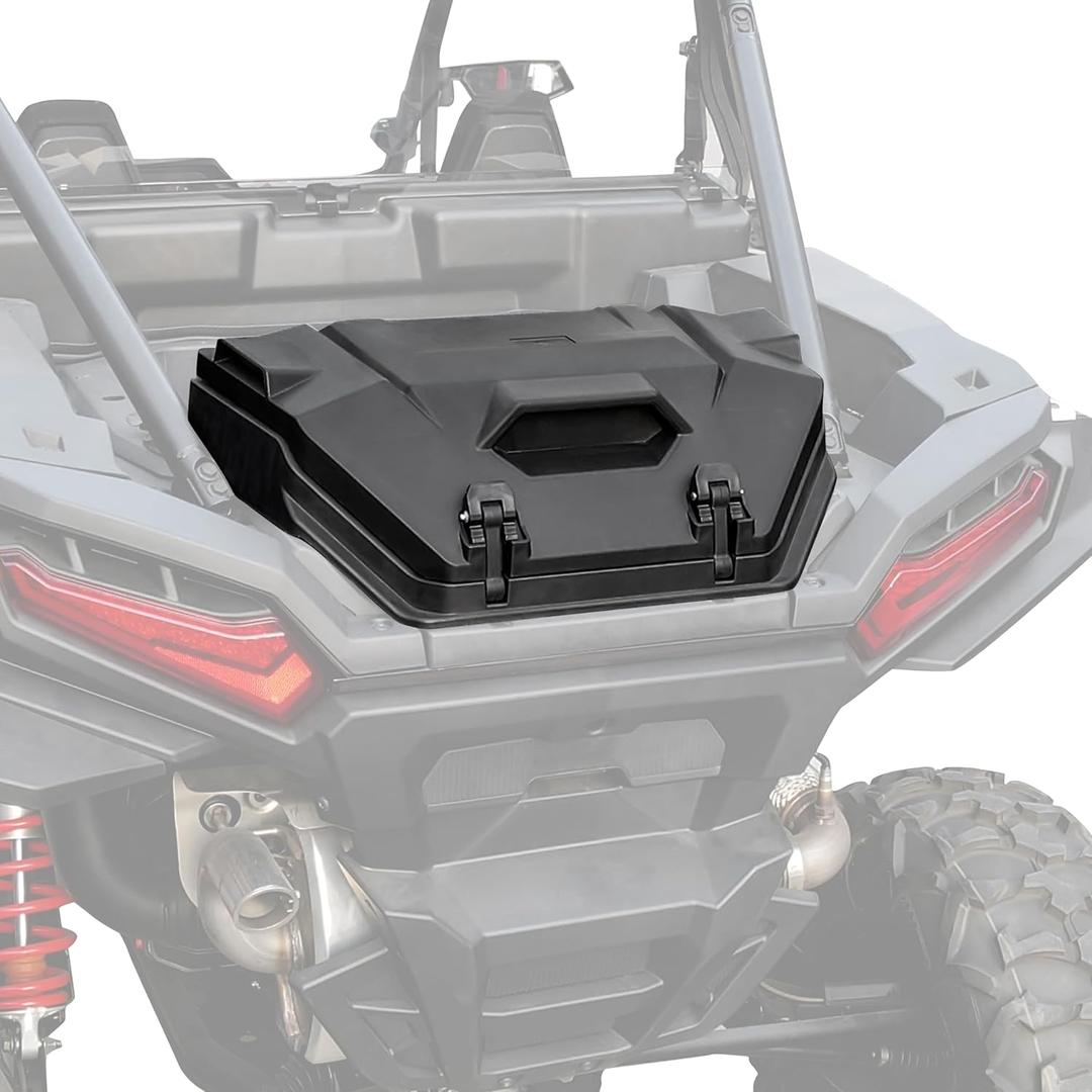 55QT Forward Cargo Box for Polaris RZR XP 1000 2024+, UTV Rear Waterproof Bin Bed Storage Box for RZR XP 1000/ XP 4 1000 Sport/Premium/Ultimate 2024 2025 Accessories, Replace #2884525