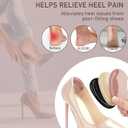 Gel Heel Grips & Inserts (4 Pairs) - Heel Cushion Liners and Pads for Enhanced Comfort, Prevent Heel Slipping, Blisters, and Rubbing, Ensures a Secure Shoe Fit (4Pairs:Beige)