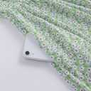 BEDOAR Women's Casual Plus Size Dress V-Neck Knee-Length A-Line Party Cocktail Swing Dress with Pockets (Green)