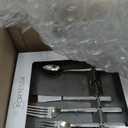 FORTESSA Arezzo 18/10 Stainless Steel Flatware, 20 Piece Place Setting With Table Knives, Forks and Spoons (Service For 4), Dishwasher Safe, Polished