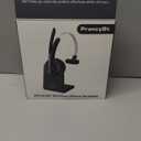 Bluetooth Headset, Wireless Headset with Microphone for PC, V5.2 Computer Headset with Noise Cancelling Mic, USB Dongle, Charging Base & Mute Button for Work, Cell Phones, Computer (Black)