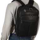Kenneth Cole REACTION Out Of The Bag Manhattan Colombian Leather RFID 15.6" Laptop Briefcase