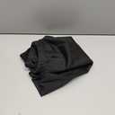 Adult Diaper Covers Waterproof, Reusable Plastic Rubber Pants for Incontinence, Leak Proof Protective Underwear Overnight (Black, L)