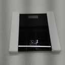 NUTRI FIT Digital Bathroom Scale Body Weight Scales 400 lbs Ultra Slim Most Accurate for Gym Yoga Studio with Large Backlit Display, Black