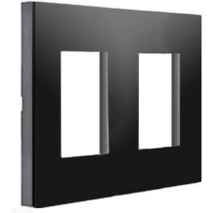 Lutron Claro 2 Gang Wallplate Gloss Finish 