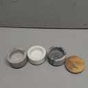 Creative Co-Op Marble Stacking Pinch Pots with Acacia Wood Lid