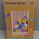 Wooden Montessori Russian Blocks Puzzle  3D Stacking Toy for 3-6 Year Olds Toddlers Educational Gift & Brain Teaser for Critical Thinking Montessori Brain Blocks for Boys & Girls (Classic)