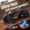 Hosim 1/10 RC Car for Adults & Boys 48+KMH, Electric Remote Control Car High Speed Large RC Truck 4X4 Off-Road All Terrains Waterproof Monster Trucks, Hobby RC Cars Toys Gifts for Boys 8-12, 16 inches x 11 inches x 6 inches