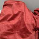 BGment Christmas Red Velvet Curtains 96 Inches for Living Room, Thermal Room Darkening Curtains Sound Reduce Drapes with Back Tab and Rod Pocket for French Door, 2 Panels, 52 x 96 Inch